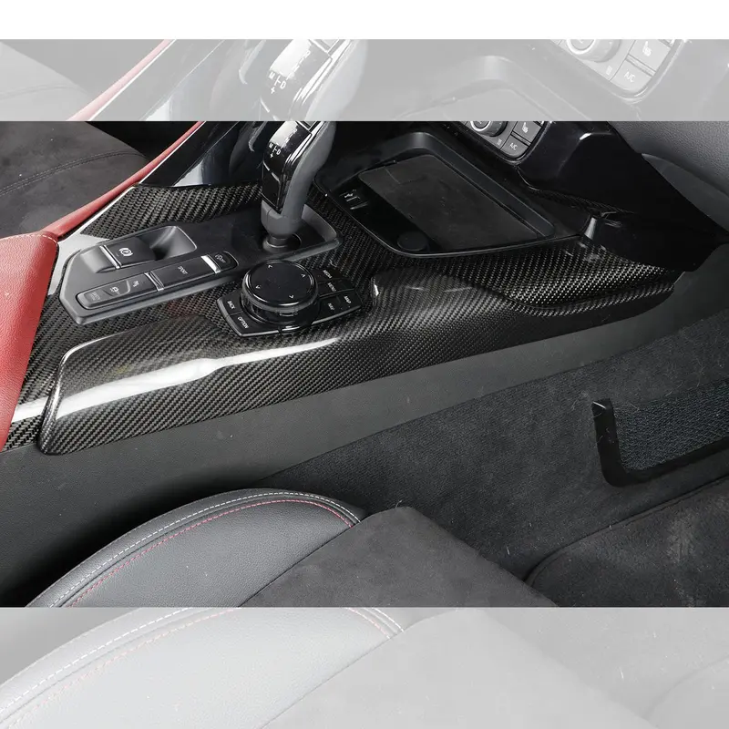 Toyota A90 Supra Pre-Preg Carbon Fibre Centre Console Side Trim 19-Present 1