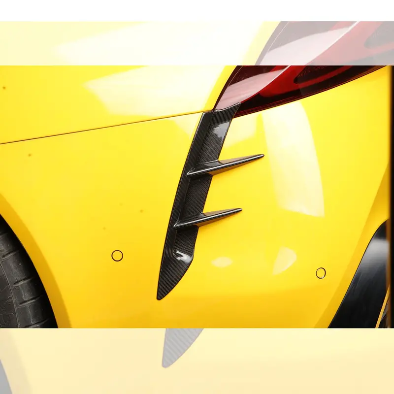 Toyota A90 Supra Pre-Preg Carbon Fibre Rear Bumper Trims 19-Present 1