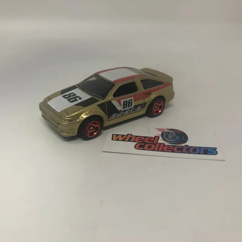 Toyota Ae-86 Corolla * Gold * Hot Wheels Loose 1:64 Scale 1