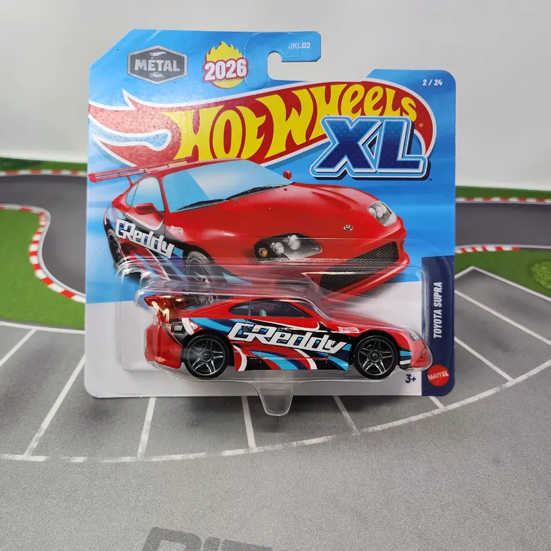 Toyota Supra #2 Greddy * 2026 Hot Wheels Xl 1:43 Scale * New Case A 1