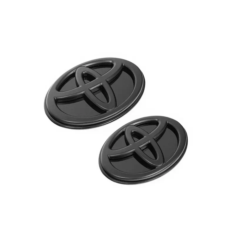 Toyota Supra A90 Mk5 Front & Rear Satin Gloss Black Emblem Badges (2019+) 1