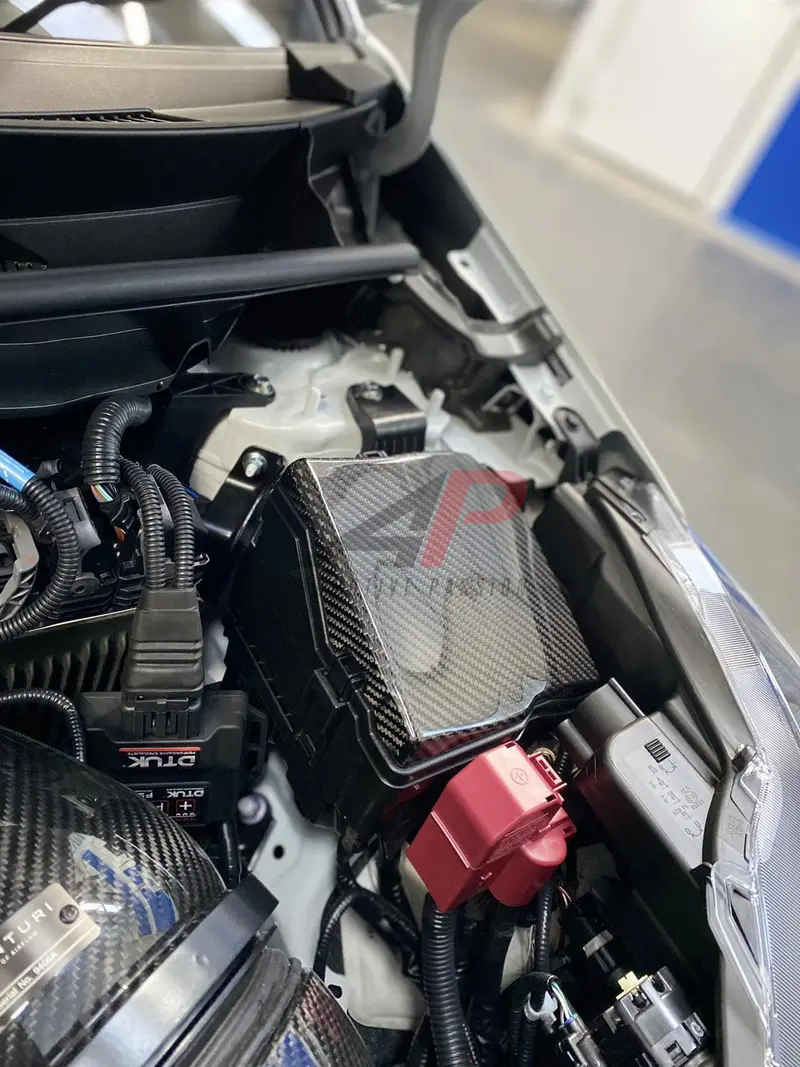 Toyota Yaris Gr Fuse Box Cover Replacement Dry Carbon Fibre 2