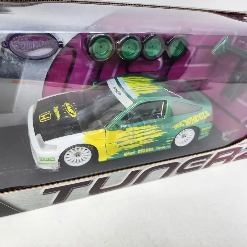 Tunerz Honda Civic Crx * Hot Wheels 100% Series * 1/18 Scale 2