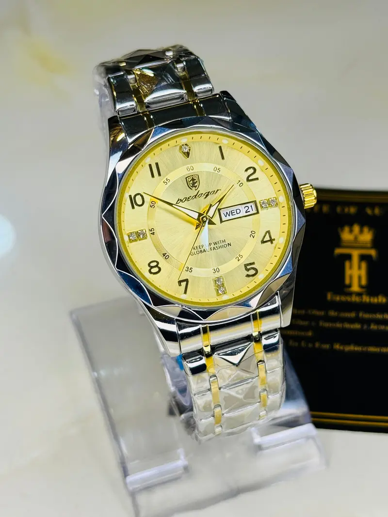 Two Tone Gold Poedagar Prism Dial Watch 1