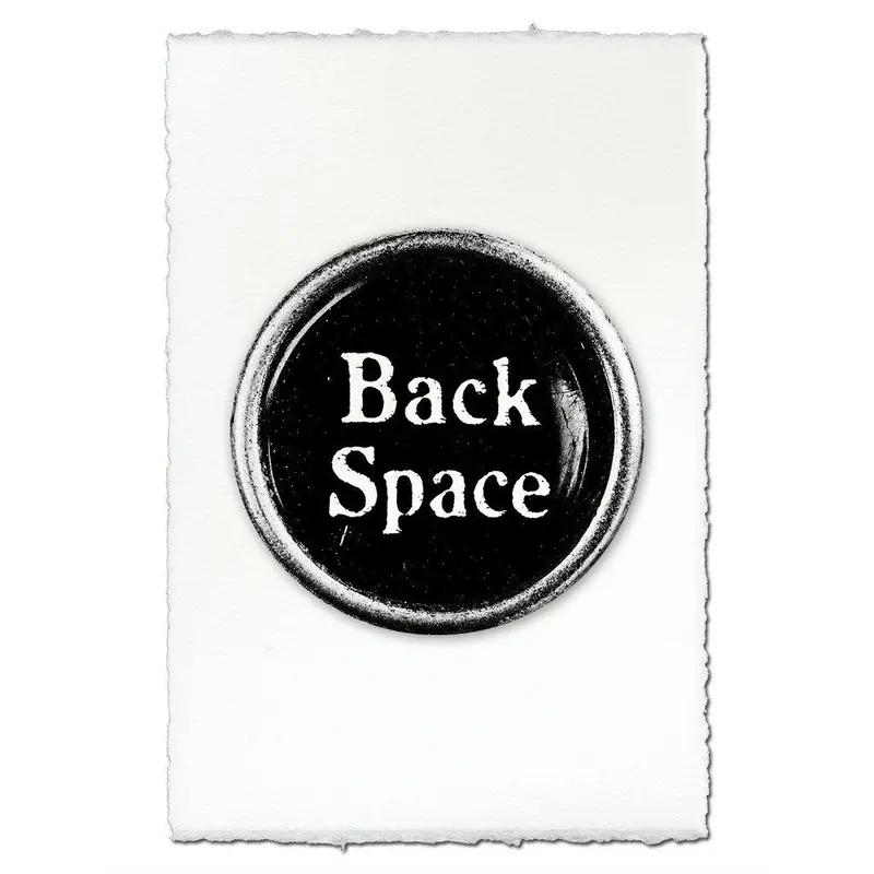 Typewriter Key "Back Space" 1