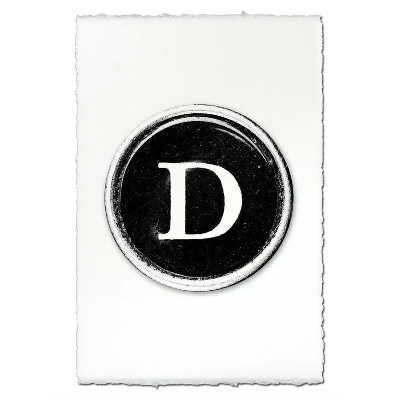 Typewriter Key "D" 1