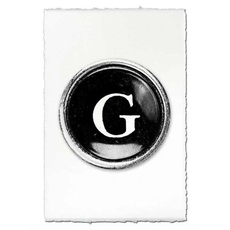 Typewriter Key "G" 1