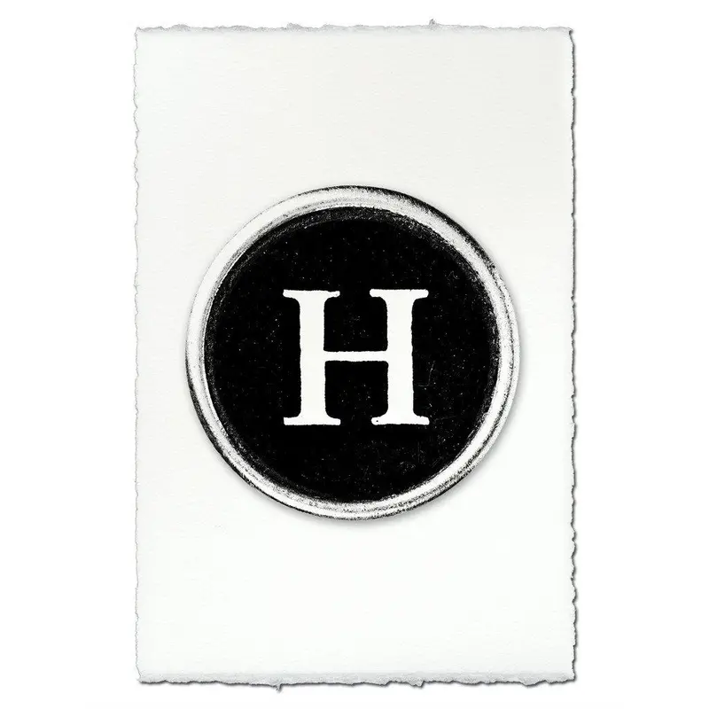 Typewriter Key "H" 1