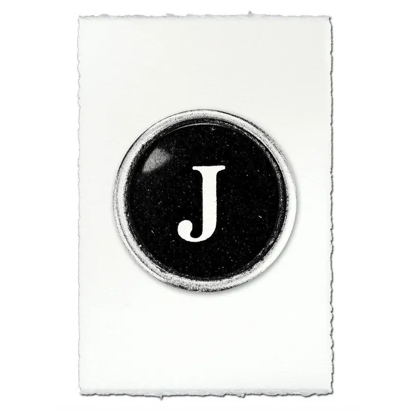 Typewriter Key "J" 1