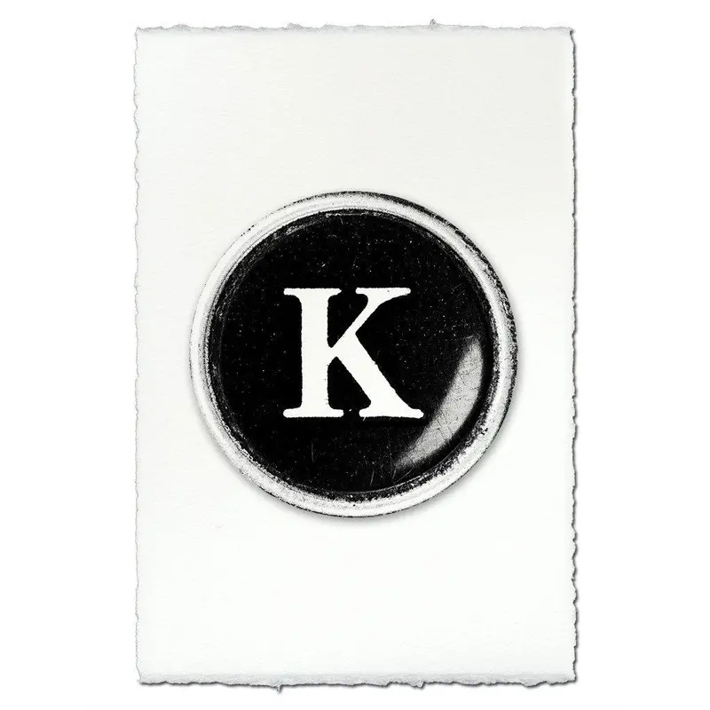 Typewriter Key "K" 1