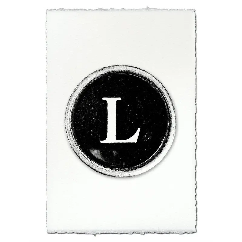 Typewriter Key "L" 1