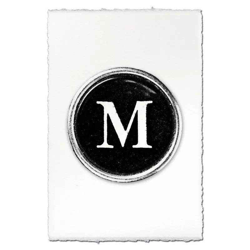 Typewriter Key "M" 1