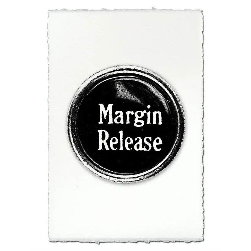 Typewriter Key "Margin Release" 1