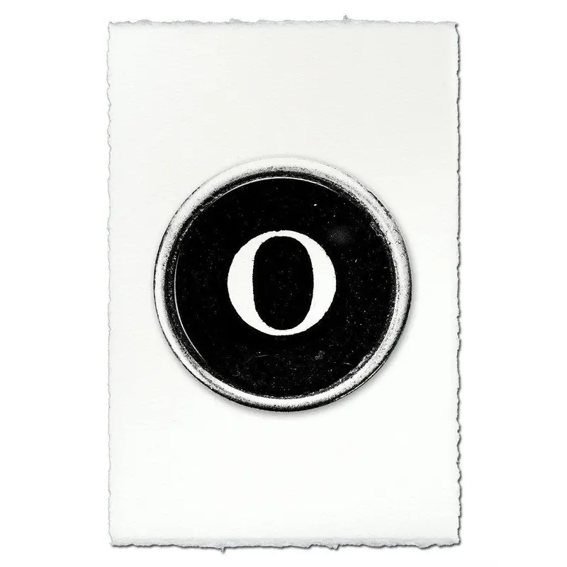 Typewriter Key "O" 1
