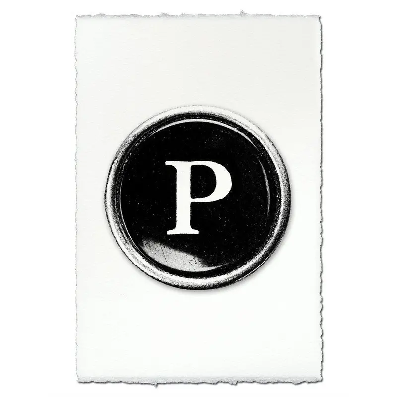 Typewriter Key "P" 1