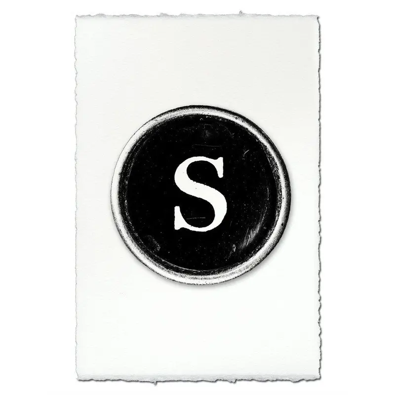 Typewriter Key "S" 1