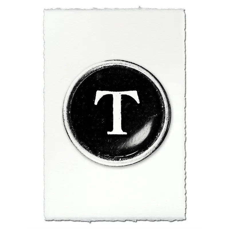 Typewriter Key "T" 1