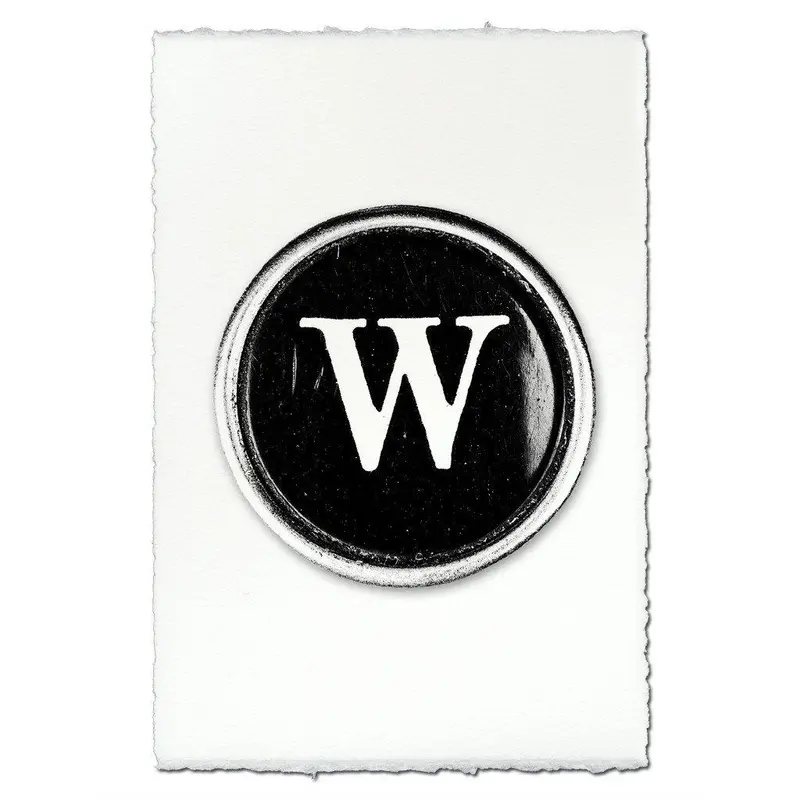 Typewriter Key "W" 1