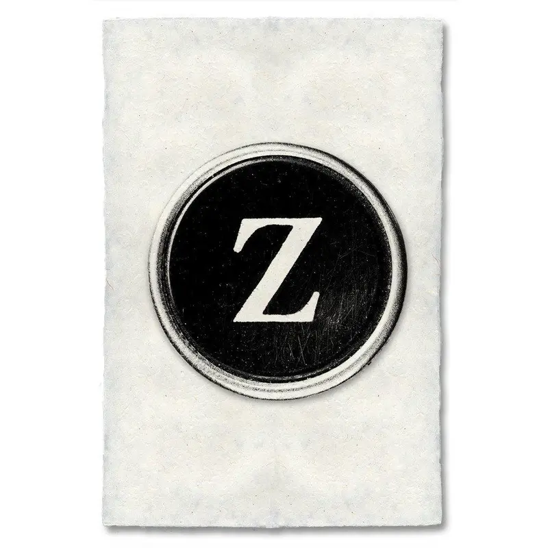 Typewriter Key "Z" 1