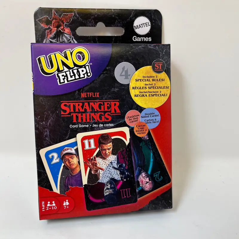 Uno Flip!  Stranger Things Netflix Card Game Mattel Games 1