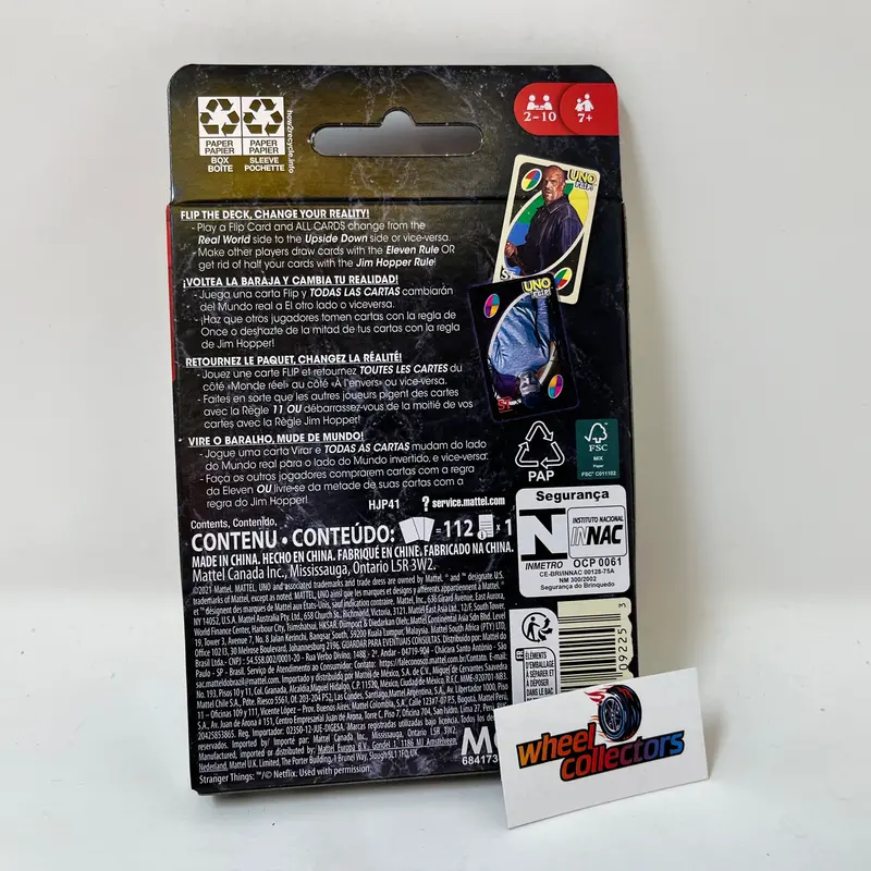 Uno Flip! Stranger Things Netflix Card Game Mattel Games 2