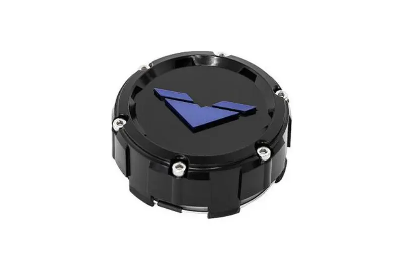 "V" Center Cap Inlay Blue 1