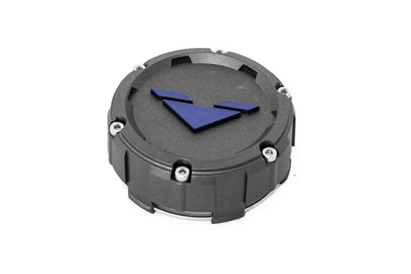"V" Center Cap Inlay Blue 2
