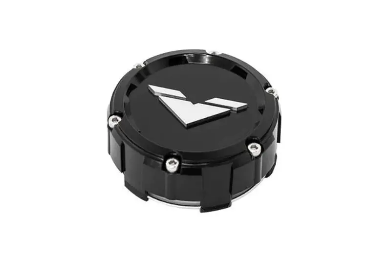 "V" Center Cap Inlay Silver 1