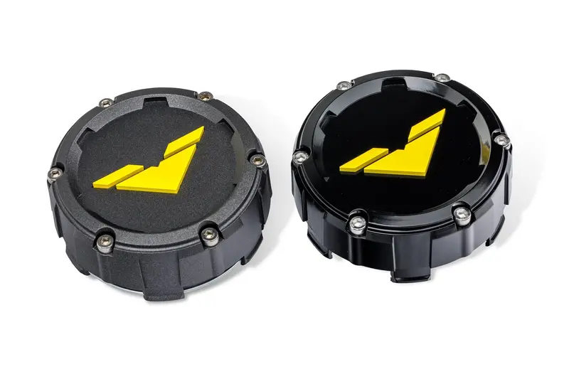 "V" Center Cap Inlay Yellow 2