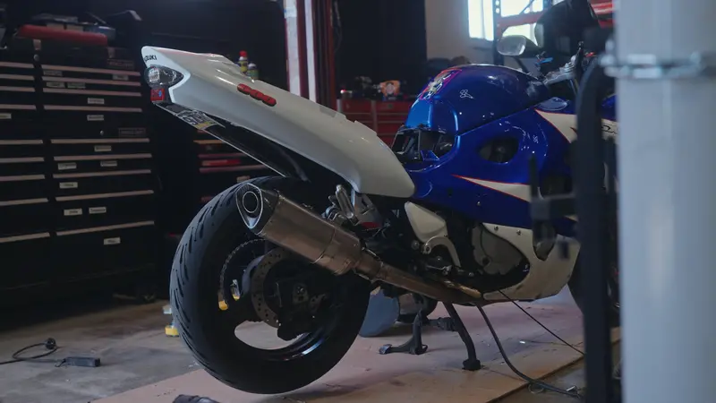 Valved Motorcycle Muffler 1