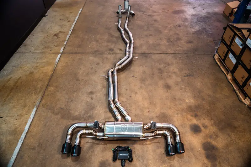 Valved Sport Exhaust System For Porsche 9Y0 Cayenne 1