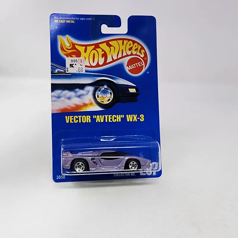 Vector Avtech Wx-3 #207 * Hot Wheels Blue Card 1