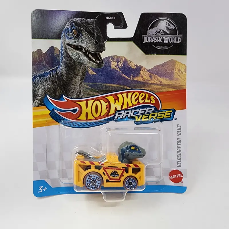 Velociraptor Blue Jurassic World * 2025 Hot Wheels Racer Verse Case C 1