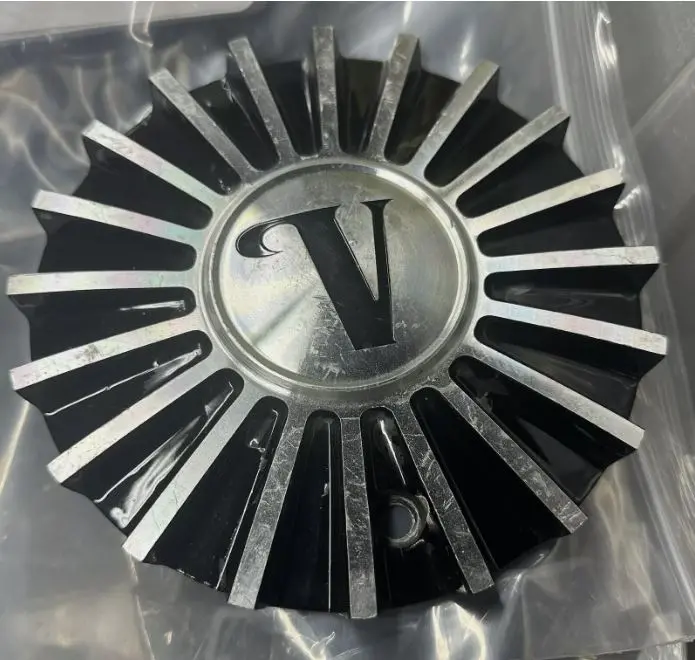 Velocity Vw11 Csvw11-1A Black And Machined Wheel Center Cap 1