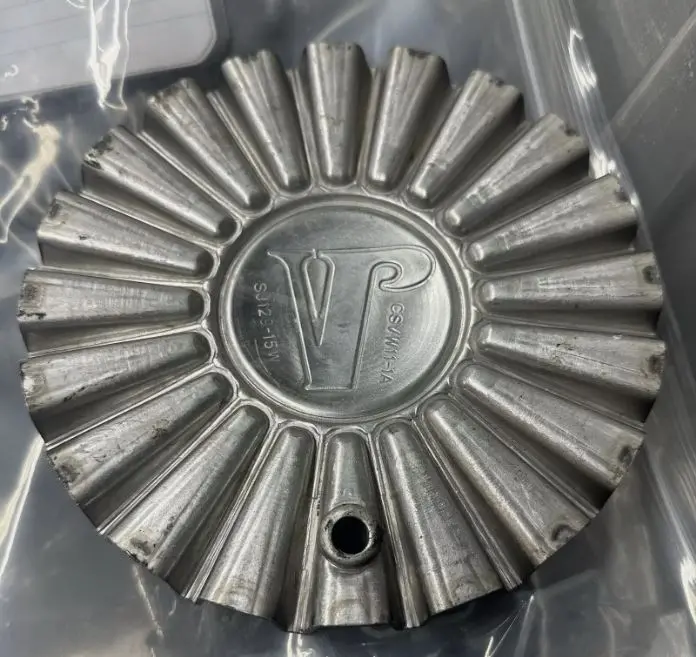 Velocity Vw11 Csvw11-1A Black And Machined Wheel Center Cap 2