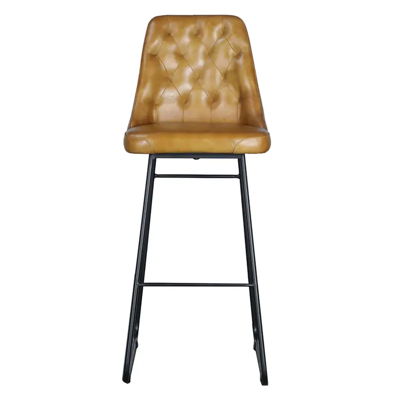 Verona Vintage Leather Counter Stool, Set Of 2 - Matthew Izzo Collection 1