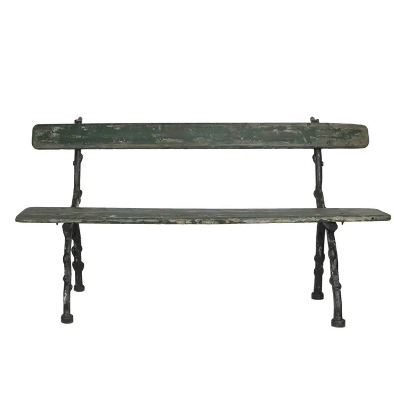 Versailles Iron & Wood Park Bench - Matthew Izzo Home Collection 2