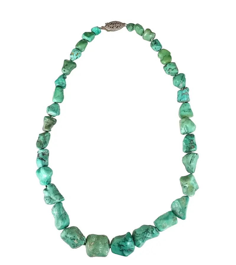 Vintage American Turquoise Beaded Necklace 1