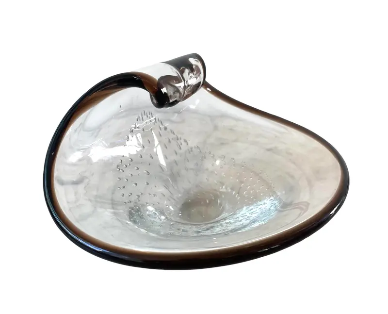 Vintage Mid Century Barovier & Toso Murano Glass Bowl 1