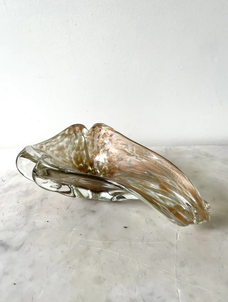 Vintage Mid Century Fratelli Toso Murano Glass Bowl 2