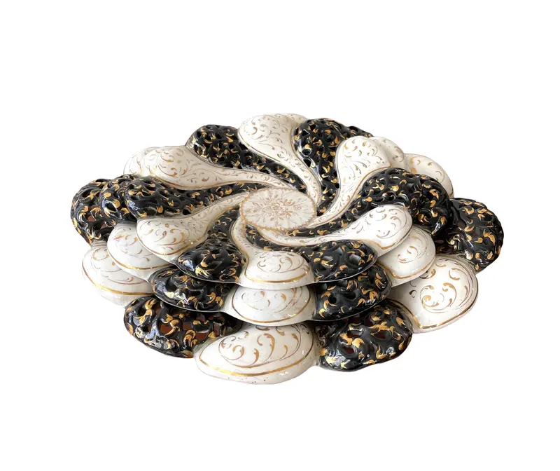 Vintage Mid-Century Italian Decorative Bowls - Set Of 3 1
