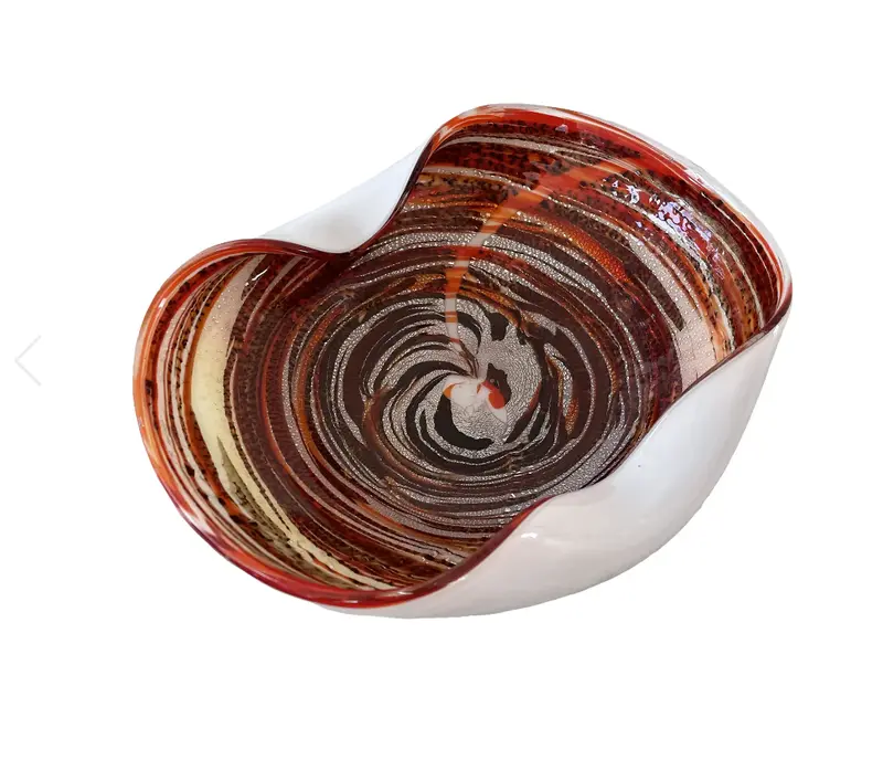 Vintage Mid Century Murano Glass Bowl 1