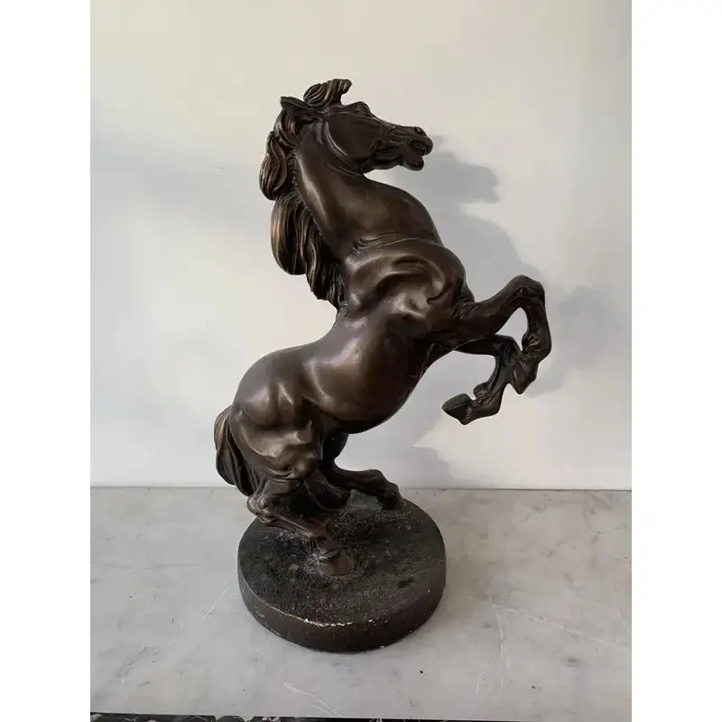 Vintage Plaster Horse Sculpture By Austin 2