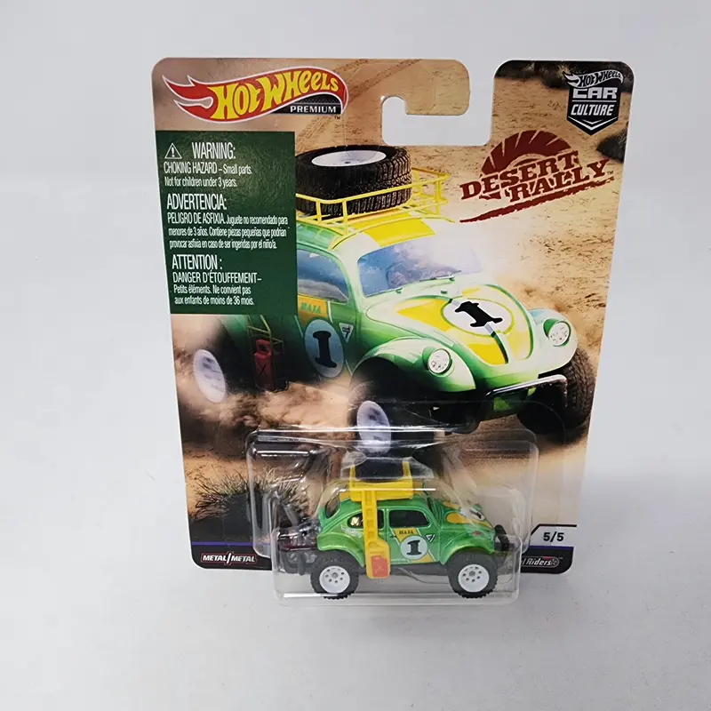Volkswagen Baja Bug * Green * Hot Wheels Car Culture Desert Rally 1