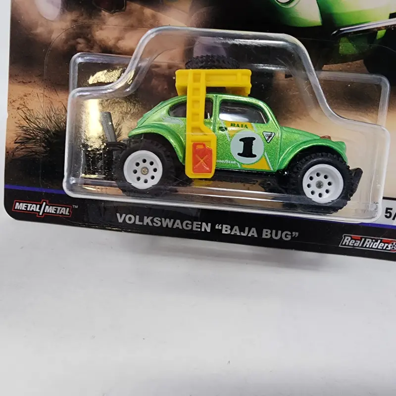 Volkswagen Baja Bug * Green * Hot Wheels Car Culture Desert Rally 2
