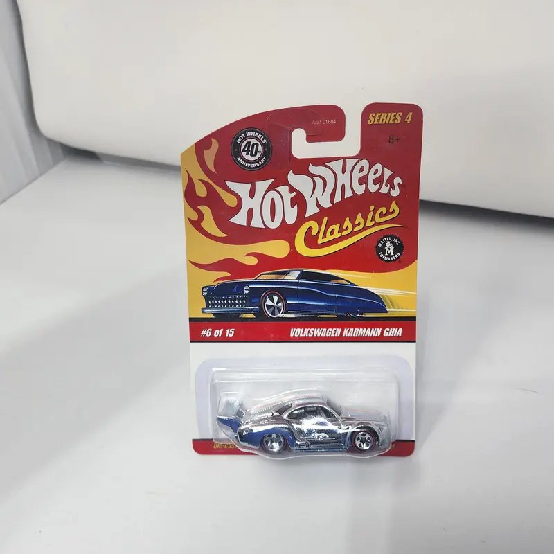 Volkswagen Karmann Ghia 6 * Chrome * Hot Wheels Classics 1