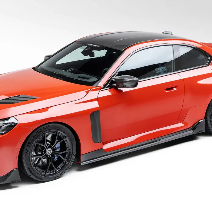 Vorsteiner Bmw G87 M2 Vrs Aero Vented Fenders With Side Skirts - Carbon Fibre Glossy 1