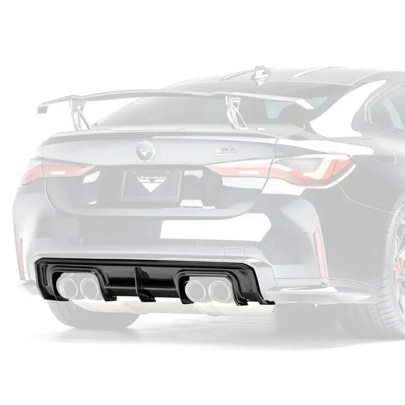 Vorsteiner Bmw G8x M4 Carbon Fiber Rear Diffuser V-Style™️Carbon Fiber Pp 2X2 Glossy 1