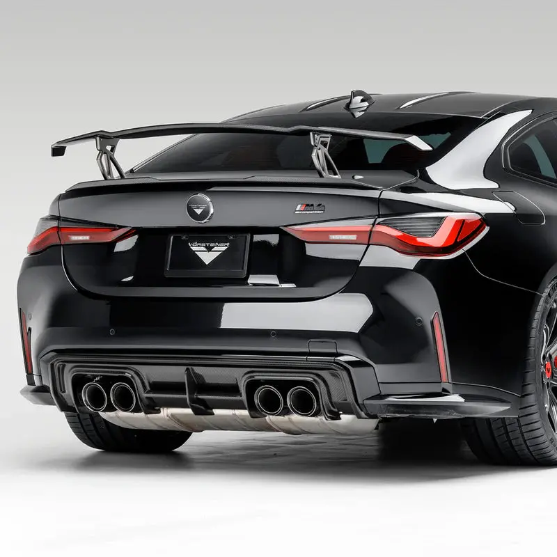 Vorsteiner Bmw G8x M4 Carbon Fiber Rear Diffuser V-Style™️Carbon Fiber Pp 2X2 Glossy 2