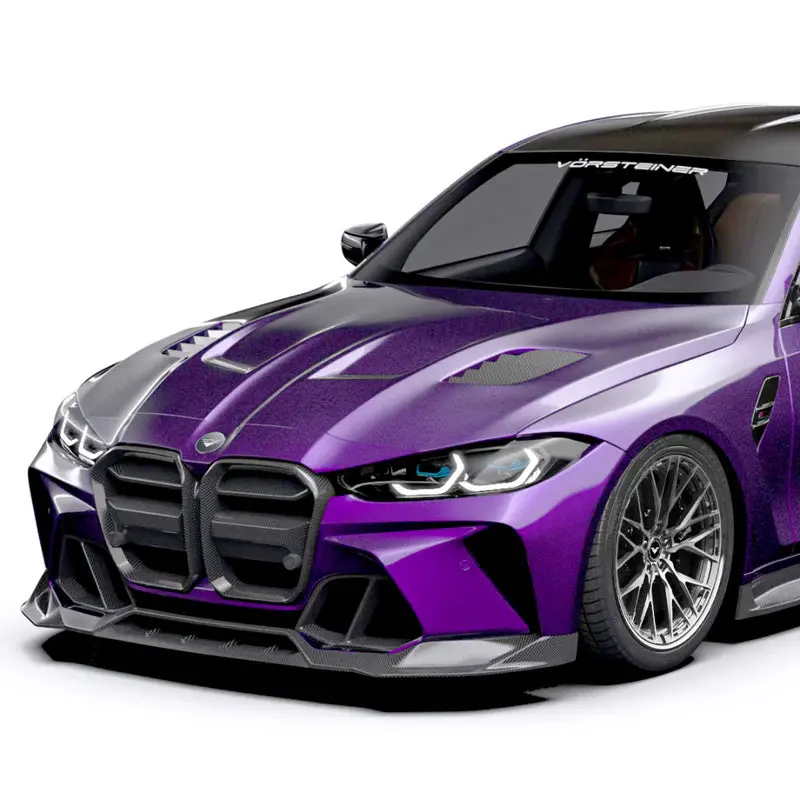 Vorsteiner Gts-V Bmw G8x M3 | M4 Carbon Fiber Aero Bonnet V-Style™️ 2